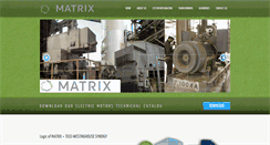 Desktop Screenshot of matrix-industries.com